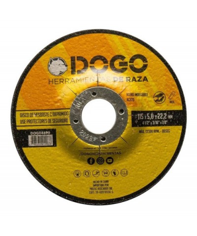 DISCO DE DESBASTE C/D 115 X 6.4 `DOGO`